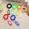 Pulsera de Resorte de Plástico Etiqueta de Llave de PP, Etiqueta de Identificación de Llave para Apartamentos de Alquiler, Hoteles y Casas de Huéspedes, Pulsera para Sauna con Anillo Retráctil