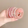 Cuerda para Teléfono Dopamina Dulce, Goma para el Cabello para Mujeres, Cuerda de Cabello de Alto Gama para Moños, Accesorio para el Cabello de Goma de Alta Elasticidad
