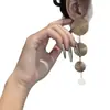Pendientes de Borla con Atmósfera Vintage Zoozmomo para Mujer, Pendientes Redondos Dorados Retro, Pendientes Elegantes Versátiles Exquisitos