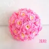 Flor de Rosa Simulada Bola Flor de Seda al por Mayor Suministros de Boda Arco Guía de Camino Centro Comercial Decoración de Escaparate Fondo de Pared Bola de Flor