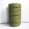 Cuerda trenzada de tres hilos de color de 4 mm, cuerda tejida a mano, cuerda de algodón 100 % puro, tapiz transfronterizo de macramé con protección ambiental de Amazon.