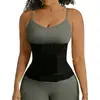 Cinturón lumbar para sauna de mujer en stock que realza la sudoración para deportes, adelgazamiento de cintura, fitness, yoga, modelado corporal, transpirable y control de abdomen