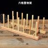 Porta-copos de bambu Criativo Porta-copos com drenagem Simples Rack de armazenamento Armazenamento para casa e cozinha Porta-copos para água