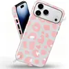 La funda de teléfono rosa con estampado de leopardo más vendida de Amazon para iPhone 15 Pro, cubierta protectora de doble capa mate, carcasa rígida para Apple 17