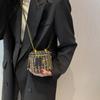 Bolso Mini de Cadena de Tela Estilo Chanel para Mujer 2025 Nuevo Diseño Nicho Caja Bolso Cuadrado Pequeño Bolso Cruzado Versátil