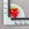 Acessórios de Resina Maçã, Fivelas Brilhantes para Sapatos, Acessórios de Frutas Morango, Materiais DIY Cereja, Capa de Celular com Cola Creme