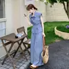 Conjunto de Camisa y Chaleco de Moda Casual Juvenil Adelgazante Elegante Versátil Agradable al Tacto Estilo Old Money Verano 2026