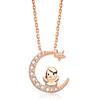 Collar original de Ciudad Estrella doce Zodiaco año del dragón femenino año de nacimiento plata esterlina S925 nicho versátil joyería de alto sentido