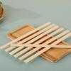 Material auxiliar para manualidades de fábrica tira de bambú diseño de linterna de bambú material hecho a mano palo cuadrado de bambú cometa linterna de pájaro palo de bambú