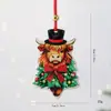 Shengyuan Nuevo Plano Soldado de Papá Noel Adornos para Árbol de Navidad de Hierro Forjado Accesorios de Decoración Navideña DIY Venta al por Mayor