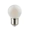 Bombilla LED de Filamento E14 Esmerilada Forma Cónica Fuente de Luz para Lámpara Colgante Bombilla de Vela de Vidrio C35 Bombilla Blanca Lechosa