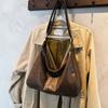 2026 Nova Moda Bolsa Feminina Outono e Inverno Retro para o Trabalho Grande Capacidade Bolsa Bolinho Fashion Versátil Ombro Transversal