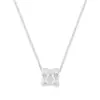 2024 nuevo exquisito collar de cadena para clavícula de mujer, suéter con colgante de cintura cepillado de cinta plateada, cadena de cuello de lujo ligero de alta gama