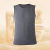 Chaleco Térmico para Hombre con Forro de Felpa, Ropa Interior Gruesa de Invierno, Prenda Interior a Prueba de Frío, Camiseta sin Mangas de Capa Base para Hombre con Cuello Redondo