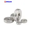 Tuerca de Apriete Manual Plana Moleteada de Acero Inoxidable Tapa de Tornillo de Grano Recto Tornillo de Ajuste de Fijación de Rosca Fina Tuerca de Tornillo M6-M10