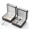 Caja de Almacenamiento de Joyería de Madera Personalizada Caja de Joyería Portátil Caja de Joyería de Viaje Caja de Joyería para Pendientes y Collares Mini Caja de Joyería
