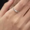 Anillo de Flor de Diamante en Polvo Escarchado Anillo para Dedo de Mujer Anillo de Dedo del Pie Anillo de Articulación Creativo Nuevo Regalo de San Valentín 2024 para Novia