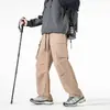 Pantalones Casuales Nuevos Primavera y Verano 2025 Cubiertas de Pantalones de Carga para Pareja de Montañismo y Senderismo