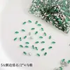 Pedras de strass para nail art com zircônia cúbica de corte redondo 2*4 mm, modernas e deslumbrantes, tamanho pequeno, qualidade 5A, base plana, para decoração DIY e pequenos acessórios