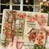 Exclusivo Transfronterizo Nueva Serie de Flores de Vid de Ratán Pegatinas Creativas Retro Material para Diario de Plantas Pegatinas Impermeables DIY Venta al por Mayor
