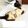 Ropa de Esterilización para Gatos Ropa Postoperatoria Antilamido Ropa de Destete para Gatas Primavera y Verano Algodón Puro Transpirable Ajustable Ropa de Esterilización para Mascotas