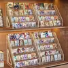 Estante de exhibición Bajie, estante de escritorio de varios niveles tipo escalonado para almacenamiento de cosméticos, organizador clasificador de paletas de rubor y sombras de ojos