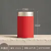 Latas redondas de folha de flandres, disponíveis em várias cores, para embalagem de chá, alimentos e frutas secas; latas de chá de metal espessado; fabricante