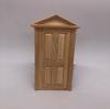 Casa de boneca miniatura 1:12 casa de boneca móveis de bolso porta com porta de pináculo de 4 grades