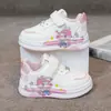 Tenis de Lona Bajos de Primavera para Niñas, Ligeros y Cómodos, Zapatos Deportivos Casuales para Niños, Zapatos para Bebés y Niños Pequeños, Lindo Diseño de Dibujos Animados