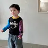 Roupas Infantis Inco Camiseta de Manga Longa Primavera para Meninos 2026 Nova Roupa Infantil Estilosa Roupa para o Início da Primavera Top para Meninos