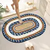 Alfombrilla Absorbente para Suelo de Baño Puerta de Baño Alfombrilla para Puerta de Barro Diatomeas Baño Inodoro Alfombrilla Antideslizante para Pies