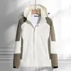 Jaqueta Leve Logo Personalizado Primavera e Outono À Prova de Vento e Impermeável Moda com Capuz Masculina e Feminina Jaqueta para Compra em Grupo Impressão de Jaquetas