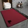 Tapetes de Piso de Lino Personalizables Transfronterizos, Felpudos Absorbentes Antideslizantes para Baño, Tapetes de Piso para Baño Antideslizantes y Resistentes al Desgaste, Al por Mayor en Stock