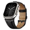 Venta al por mayor de fábrica Suitisbest Adecuado para Correa de Apple Watch Iwatch10/9 Acero Inoxidable Cuero Genuino Resistente