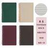 Caderno A5-80 em espiral com esta capa simples de PP de diário estudantil para comércio exterior