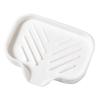 Saboneteira Inclinada de Silicone, Sem Furos, Guiada por Drenagem, Previne Acúmulo de Água, Porta Sabonete Criativo para Banheiro, Drenagem Criativa