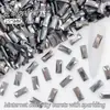 2.5*5mm Fundo Plano Retangular Diamante de Vidro para Nail Art Diamante de Formato Especial Joias para Nail Art Acessórios de Unha Vestíveis Diamante Atacado
