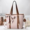 Bolsa feminina tipo balde, ombro único, grande capacidade, transversal, alça larga, bolsa feminina casual, textura avançada