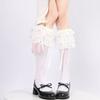 Nuevos Calcetines de Encaje Lolita para Mujer JK Lazo Encaje Lolita Dulce Japonés Terciopelo Ballet
