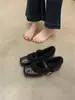 Zapatos Cuadrados de Estilo Francés para la Noche con Forro de Lana para Mujer Otoño e Invierno 2025 Zapatos Mary Jane Pequeños de Cuero Zapatos Peludos Calzado de Exterior Zapatos de Algodón
