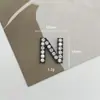 Letras de Diamante Sencillas de Aleación Accesorios Temperamento Pequeño Estilo Chanel Funda para Teléfono Collar Pulsera Material para Manualidades DIY