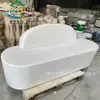 Silla de Descanso Pública Personalizada de Fibra de Vidrio Banco Combinado Personalizado Banco Curvo Piscina de Árboles de Hormigón GRC Silla de Descanso