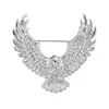 Broche de Águila Retro Insignia de Metal Creativa Personalizada Accesorios Accesorios Insignia Medalla Pin de Traje Decoración