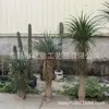 Planta artificial artificial árvore artificial decoração macia interna planta verde em vaso decoração de yucca