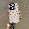 Capinha de celular transparente fofa de cereja e maçã para iPhone 15 Pro Max capa protetora premium de silicone macio atacado de fábrica