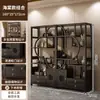 Prateleira de Exibição para Casa, Escritório, Sala de Chá, Armário de Armazenamento, Suporte para Exibição de Conjunto de Chá, Hall de Entrada, Estante de Livros para Sala de Estar, Vitrine