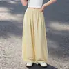 Pantalones finos de verano para niñas, pantalones anchos estilo coreano para niñas mayores, pantalones largos casuales para niñas, pantalones a prueba de mosquitos para estudiantes de secundaria.
