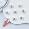 Coração de Dragão Laço Acessórios de Nail Art Diamante Swarovski K9 Laço Amor Resina Fosca Acessórios Atacado Brilhante