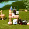 Biberón, leche, manualidades de resina de cola, adornos de suculentas mini, colgantes decorativos, regalos para padres e hijos