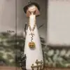Decoração de Halloween de Resina Transfronteiriça Estátua de Bruxa Decoração Chapéu de Bruxa Gato Fantasma Corvo Abóbora Casa de Halloween